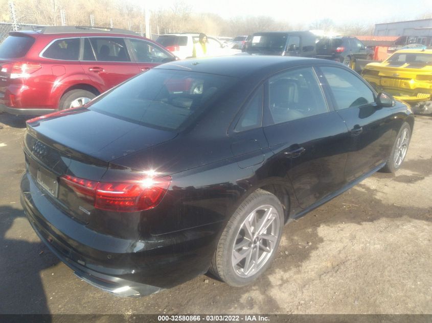 2021 AUDI A4 SEDAN S LINE PREMIUM PLUS WAUEAAF42MA086444