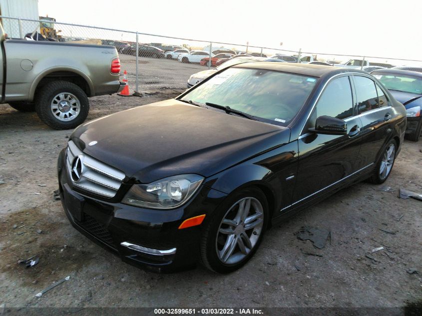 WDDGF4HB7CA619533 2012 MERCEDES-BENZ C-CLASS, photo no. 2