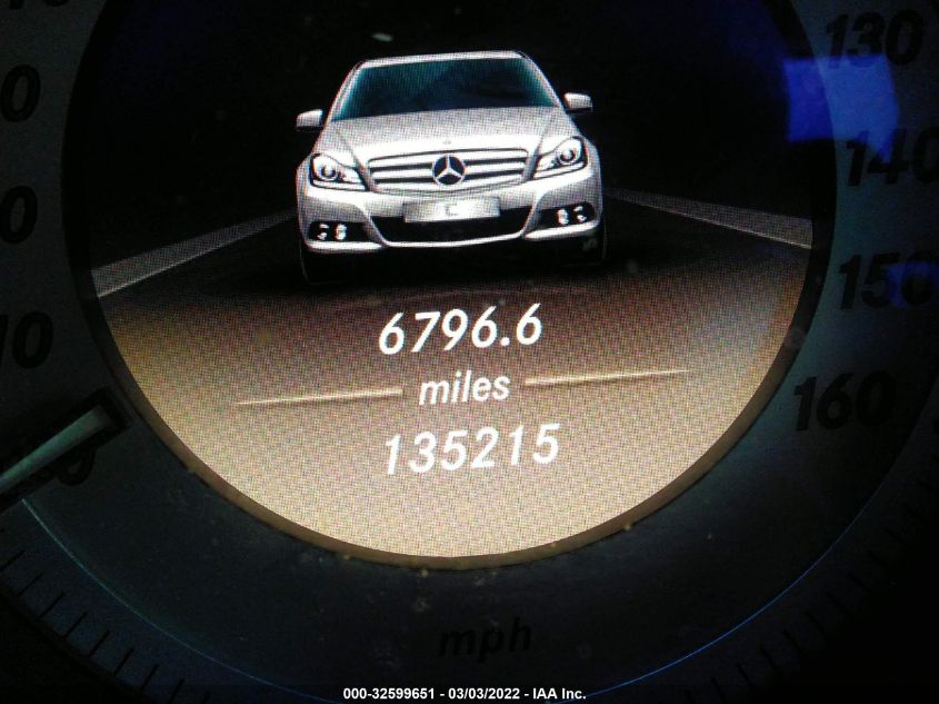 WDDGF4HB7CA619533 2012 MERCEDES-BENZ C-CLASS, photo no. 7