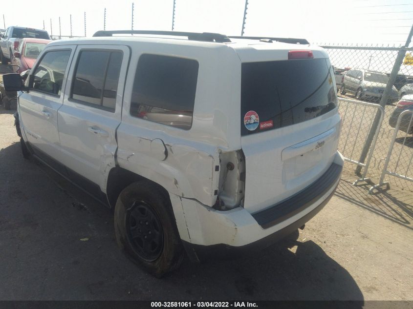 2016 JEEP PATRIOT SPORT 1C4NJPBA4GD702021