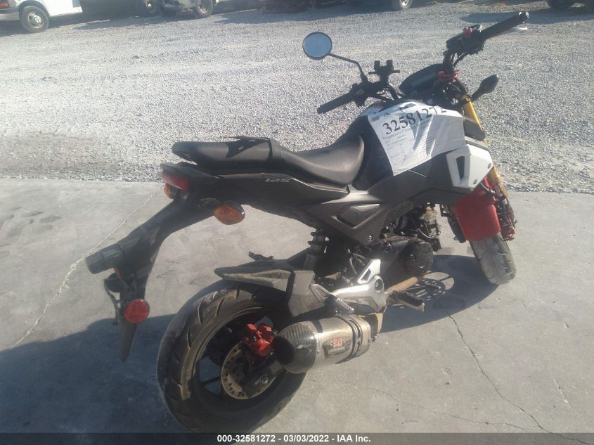 2019 HONDA GROM 125 MLHJC7518K5107175