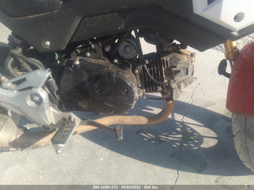 2019 HONDA GROM 125 MLHJC7518K5107175
