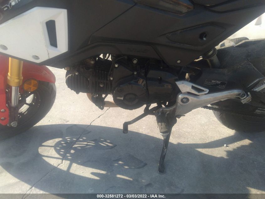 2019 HONDA GROM 125 MLHJC7518K5107175