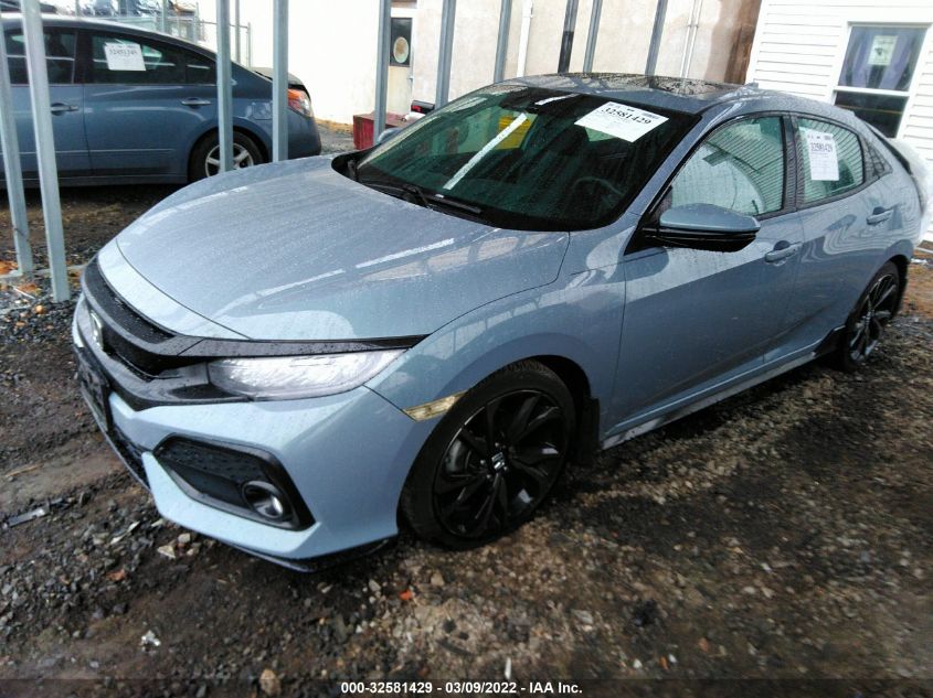 2019 HONDA CIVIC HATCHBACK SPORT TOURING SHHFK7H99KU400139