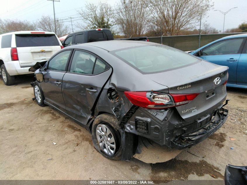 2018 HYUNDAI ELANTRA SE 5NPD74LF1JH275630