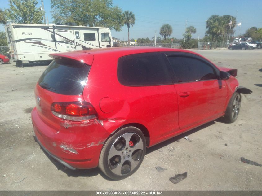 2013 VOLKSWAGEN GTI W/CONV & SUNROOF WVWED7AJ9DW116343