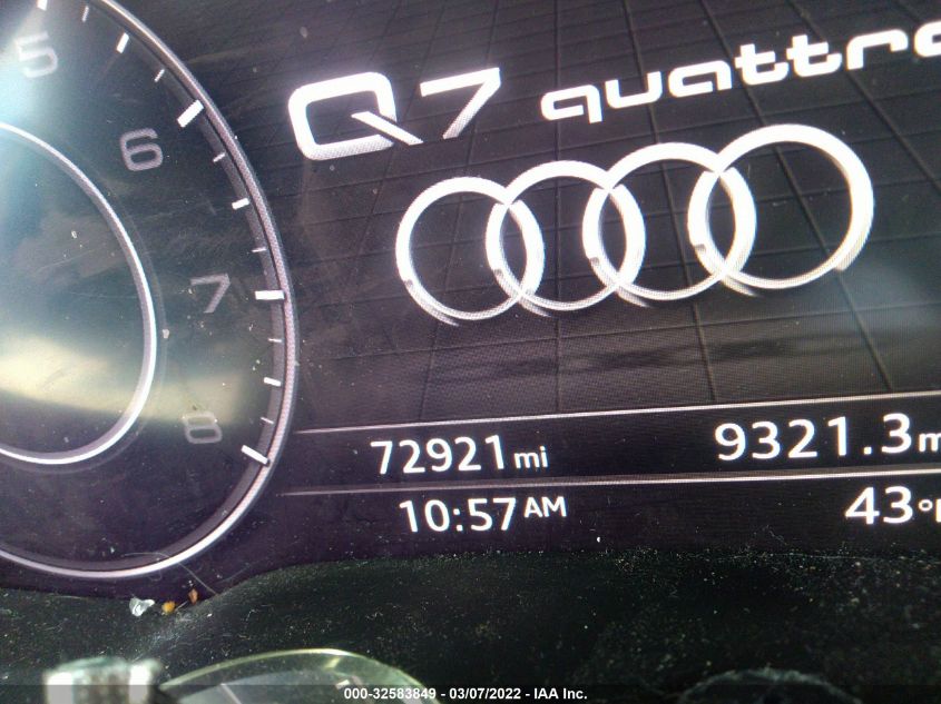 2017 AUDI Q7 PRESTIGE WA1VAAF76HD056827