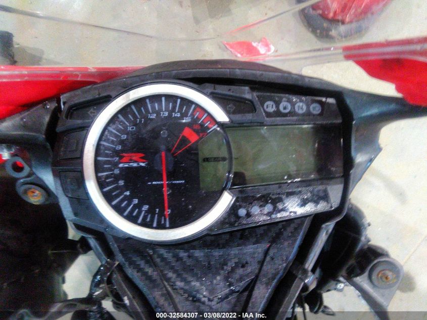 2016 SUZUKI GSX-R600 JS1GN7FA4G2100832