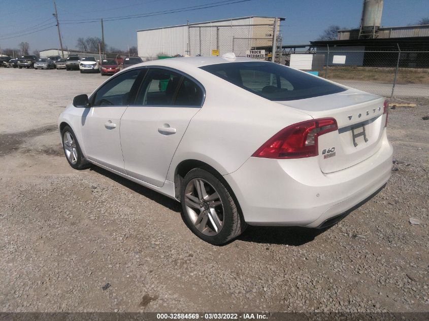 2015 VOLVO S60 T5 DRIVE-E PLATINUM YV140MFM4F2360625