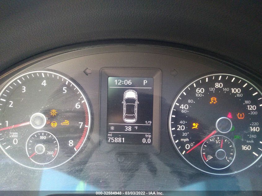2013 VOLKSWAGEN EOS LUX WVWFW8AH1DV005390