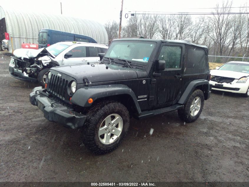 2013 JEEP WRANGLER SPORT 1C4AJWAG1DL664828