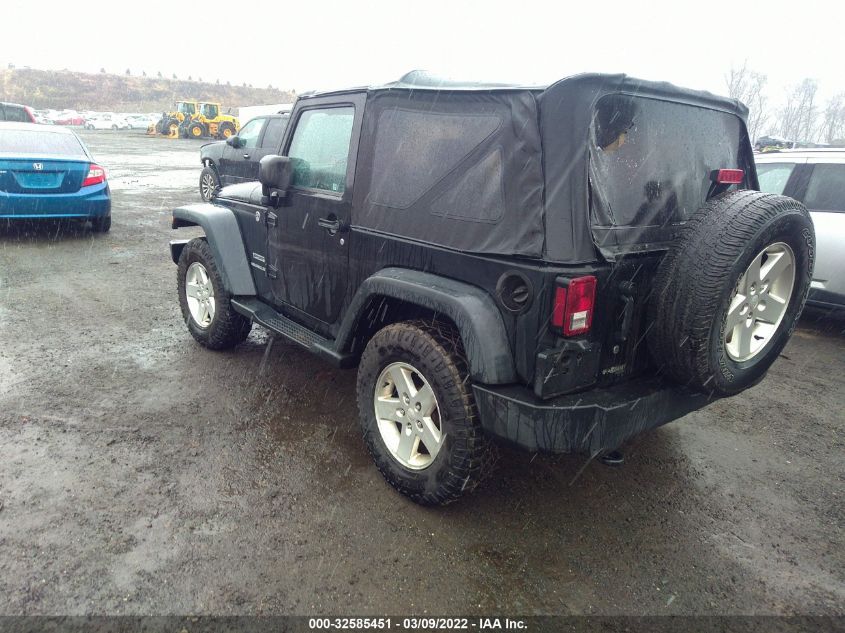 2013 JEEP WRANGLER SPORT 1C4AJWAG1DL664828
