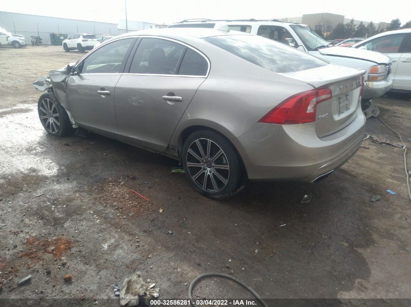 2016 VOLVO S60 INSCRIPTION T5 DRIVE-E PREMIER LYV402FK9GB102030