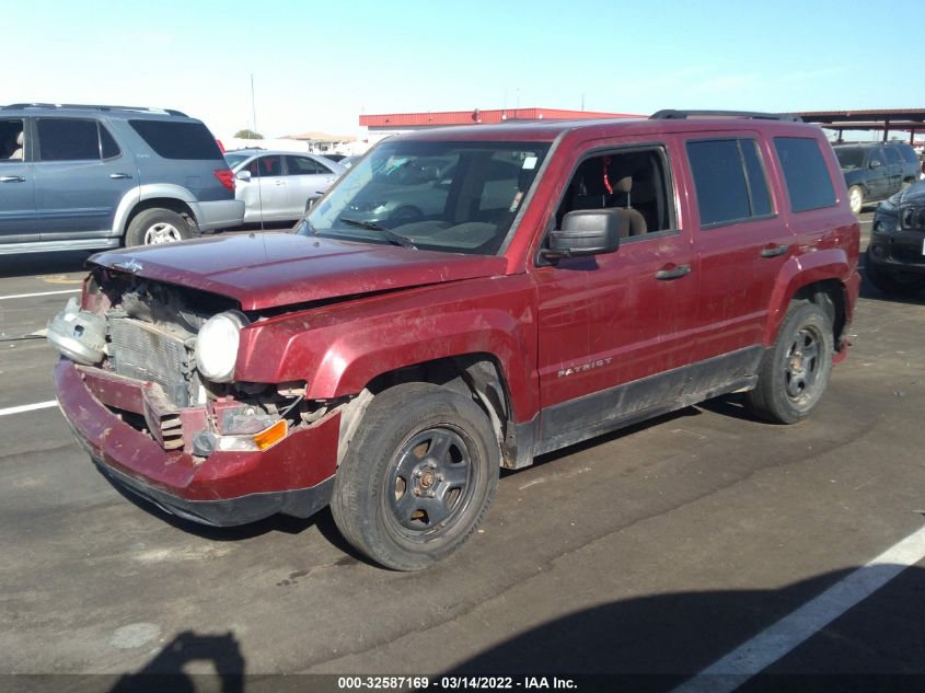 2014 JEEP PATRIOT SPORT 1C4NJPBBXED917019