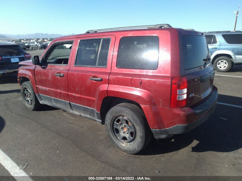 2014 JEEP PATRIOT SPORT 1C4NJPBBXED917019