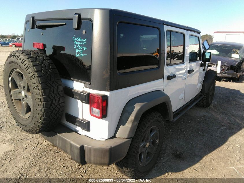 2014 JEEP WRANGLER UNLIMITED SPORT 1C4BJWDG9EL281480