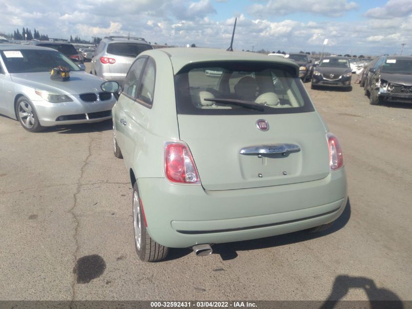 2013 FIAT 500 POP 3C3CFFAR3DT603260
