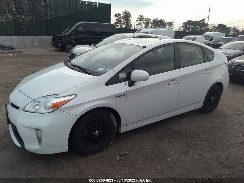 2014 TOYOTA PRIUS FOUR/FIVE/THREE/ONE/TWO JTDKN3DU6E1782895