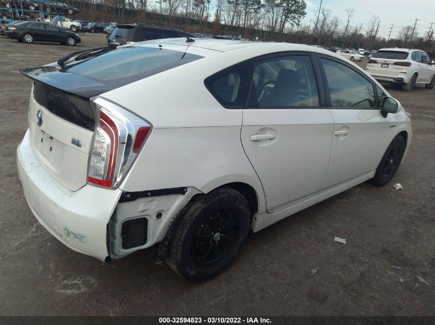 2014 TOYOTA PRIUS FOUR/FIVE/THREE/ONE/TWO JTDKN3DU6E1782895