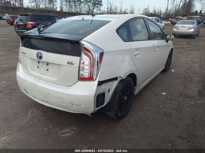 2014 TOYOTA PRIUS FOUR/FIVE/THREE/ONE/TWO JTDKN3DU6E1782895