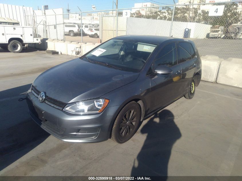 2015 VOLKSWAGEN GOLF TSI S 3VW217AUXFM018217