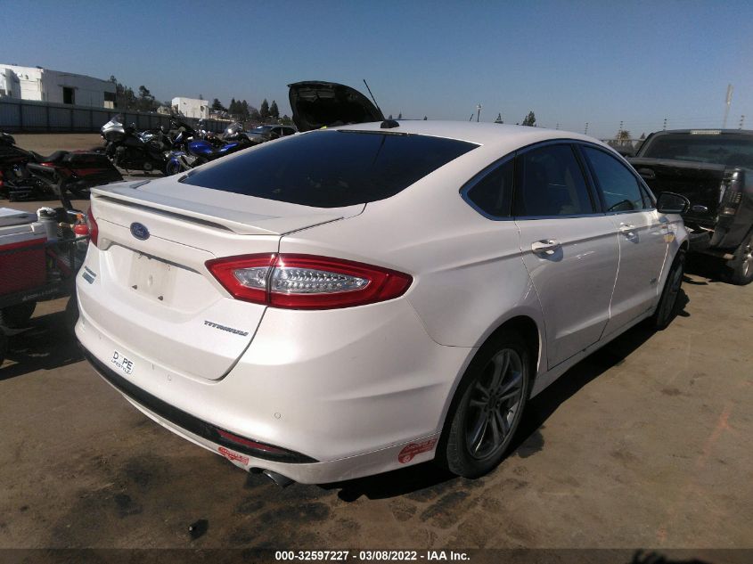2016 FORD FUSION ENERGI TITANIUM 3FA6P0SU1GR187495