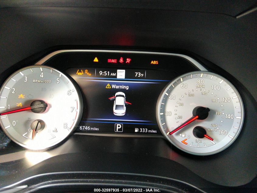 2021 NISSAN MAXIMA PLATINUM 1N4AA6FV9MC501471