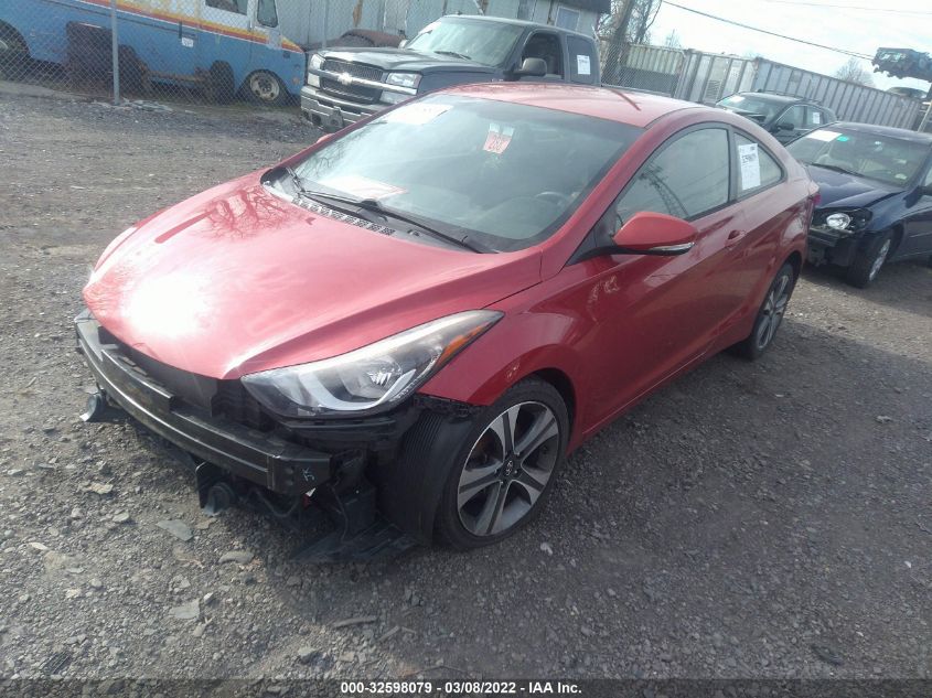 2014 HYUNDAI ELANTRA COUPE KMHDH6AH2EU025477