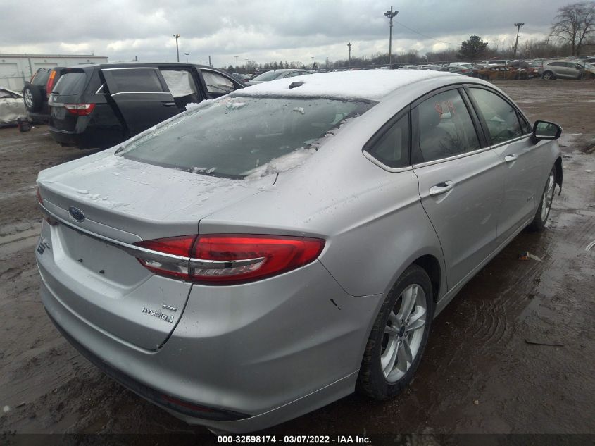 2018 FORD FUSION HYBRID SE 3FA6P0LU6JR141442