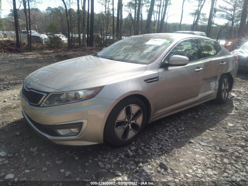 2013 KIA OPTIMA HYBRID EX KNAGM4AD2D5044518