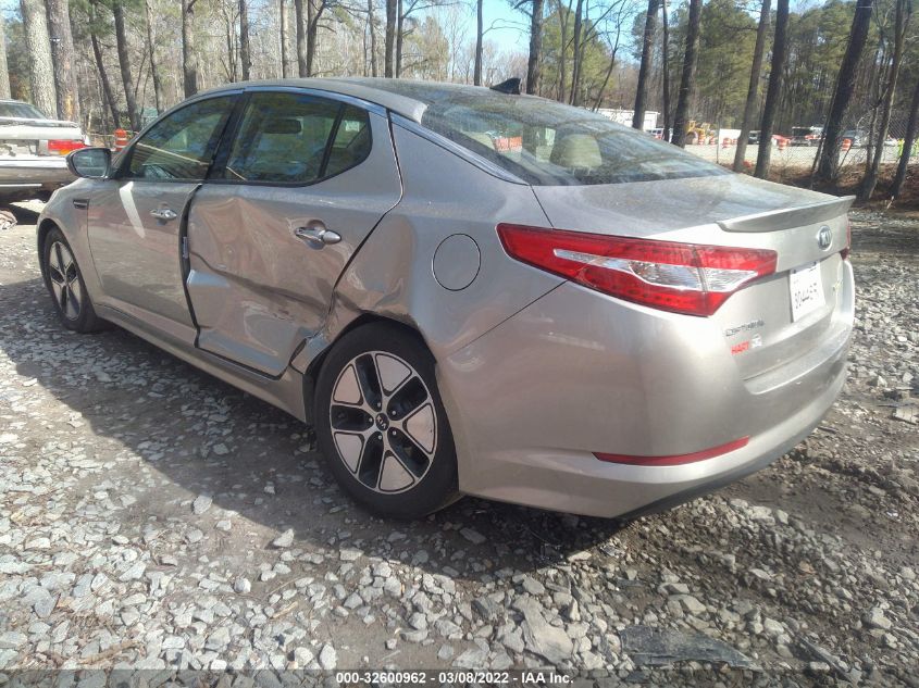 2013 KIA OPTIMA HYBRID EX KNAGM4AD2D5044518