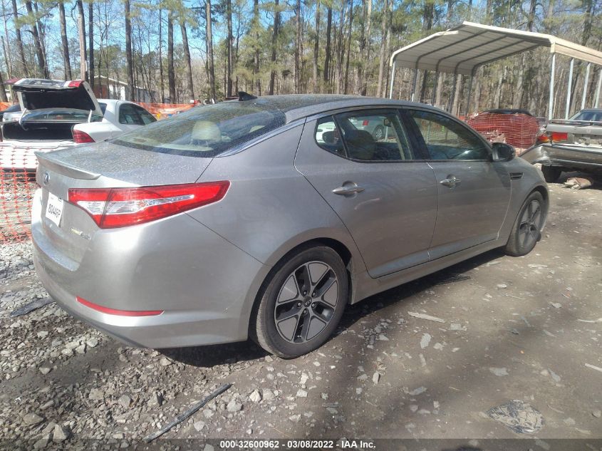2013 KIA OPTIMA HYBRID EX KNAGM4AD2D5044518