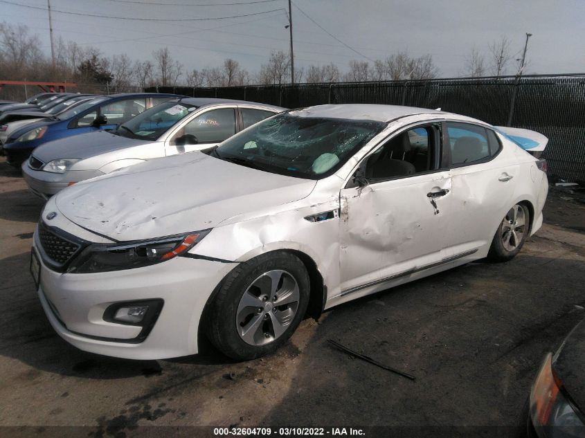 2015 KIA OPTIMA HYBRID KNAGM4ADXF5081786