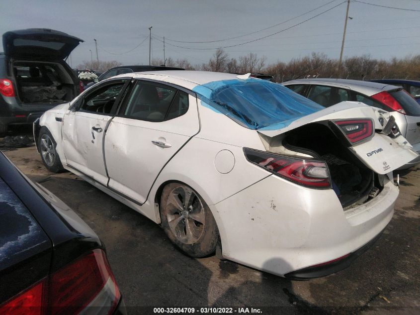 2015 KIA OPTIMA HYBRID KNAGM4ADXF5081786