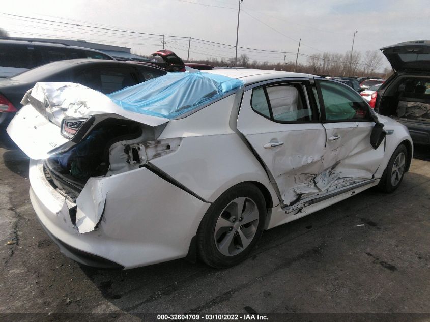 2015 KIA OPTIMA HYBRID KNAGM4ADXF5081786