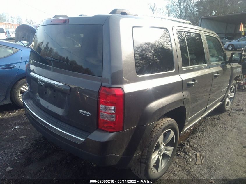 2016 JEEP PATRIOT HIGH ALTITUDE EDITION 1C4NJRFB4GD696882