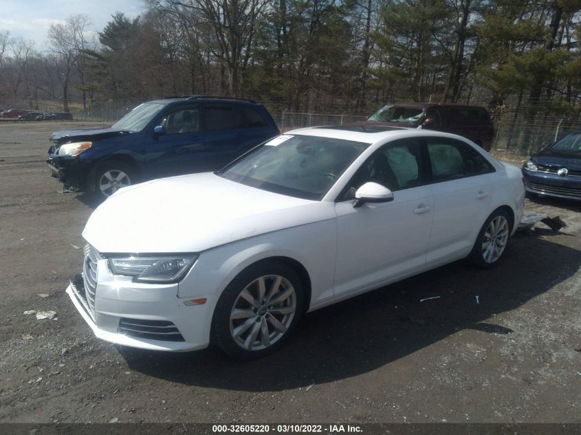 2017 AUDI A4 PREMIUM WAUANAF4XHN064385