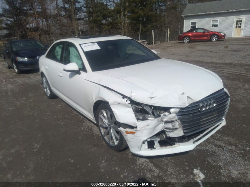 2017 AUDI A4 PREMIUM WAUANAF4XHN064385
