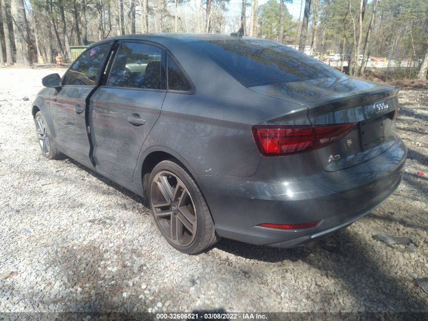 2017 AUDI A3 SEDAN PREMIUM WAUAUGFF6H1038025
