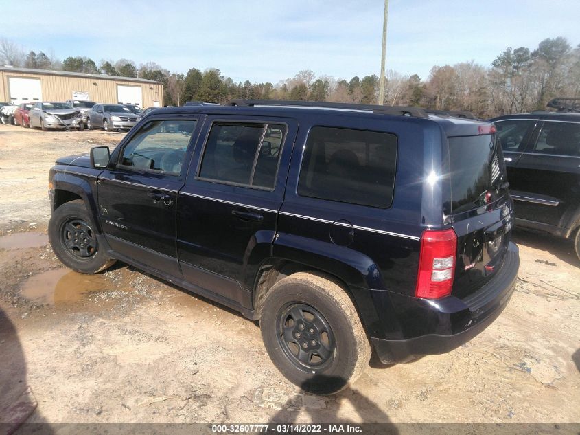 2017 JEEP PATRIOT SPORT 1C4NJPBA7HD118469
