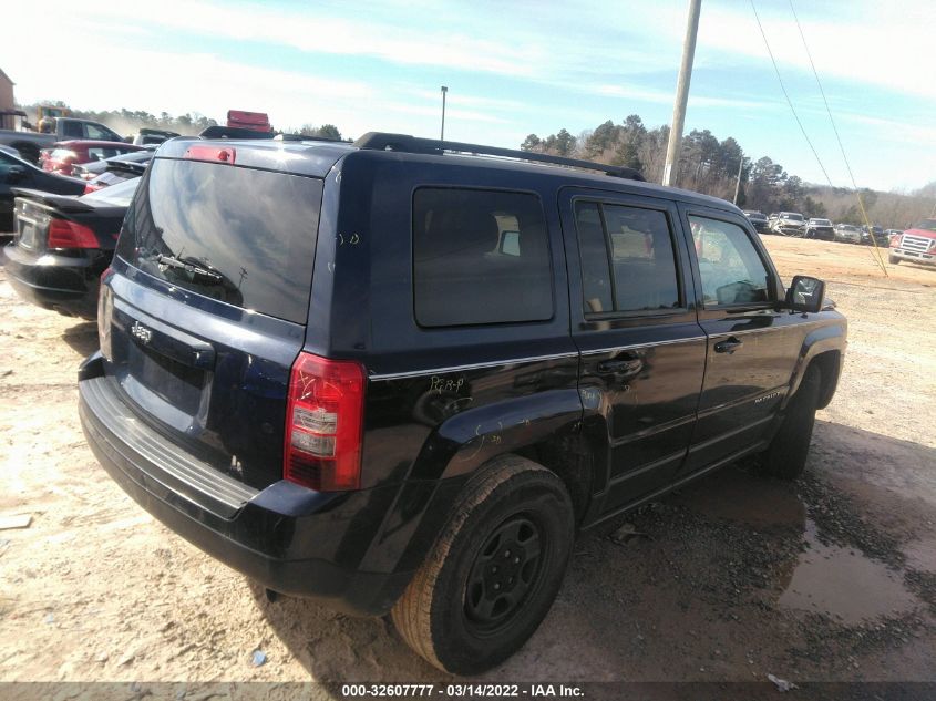 2017 JEEP PATRIOT SPORT 1C4NJPBA7HD118469