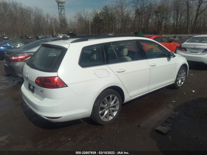 2016 VOLKSWAGEN GOLF SPORTWAGEN TSI SE 3VWC17AU4GM520405