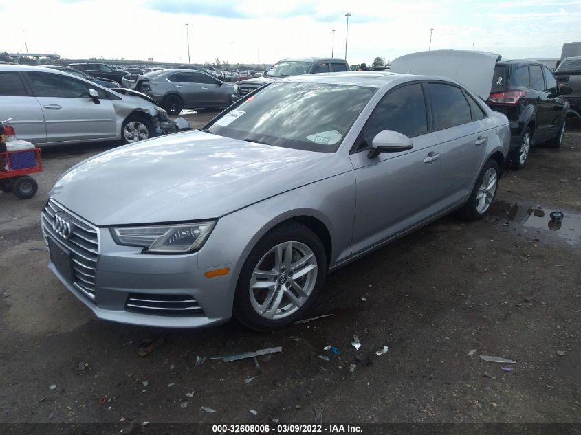 2017 AUDI A4 PREMIUM WAUANAF49HN027778