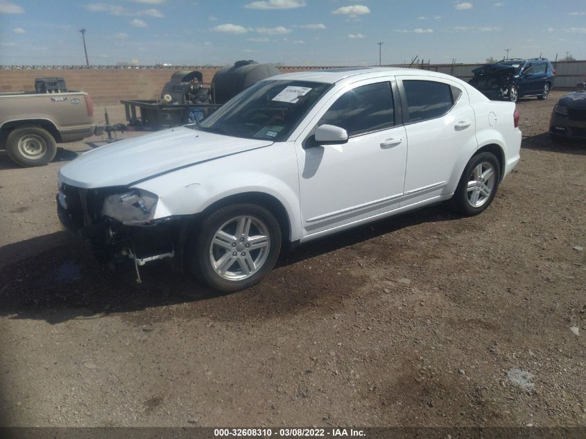 2013 DODGE AVENGER SXT 1C3CDZCG8DN741721