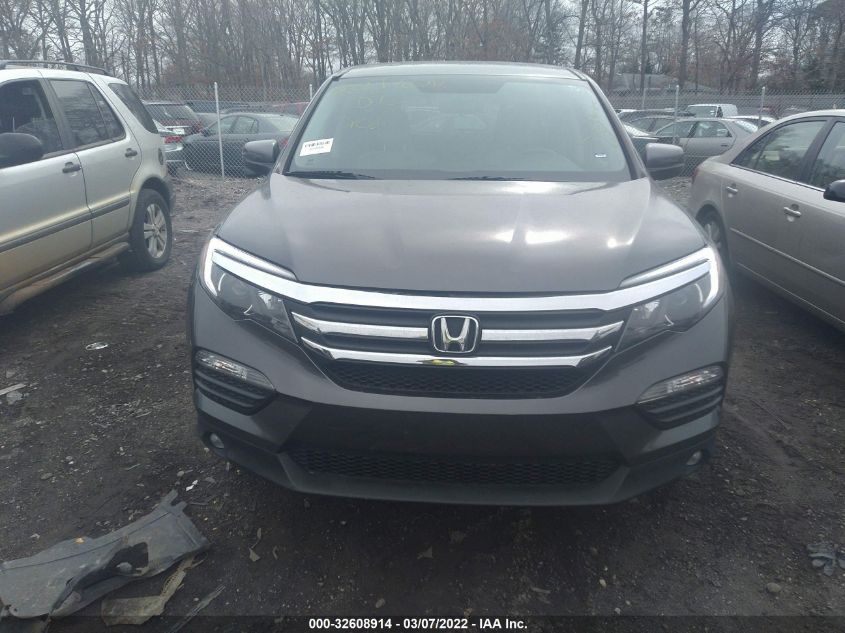 2017 HONDA PILOT EX 5FNYF6H31HB027630
