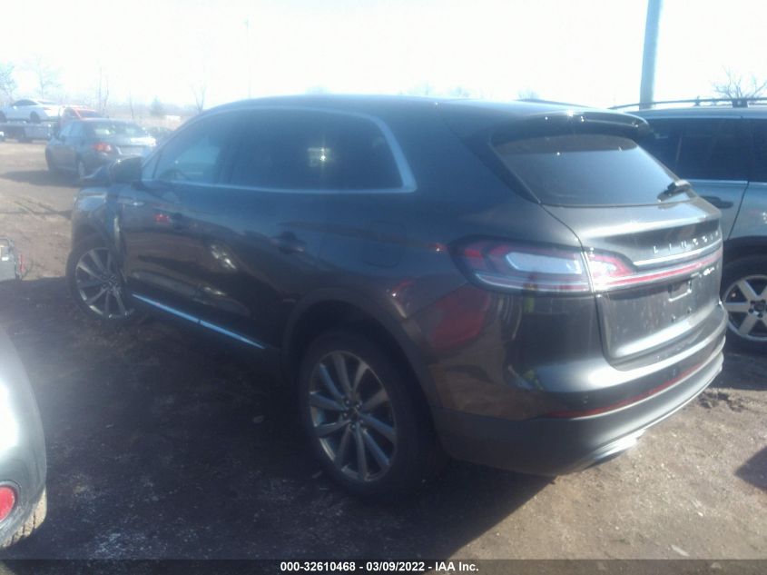 2019 LINCOLN NAUTILUS SELECT 2LMPJ8K9XKBL25388