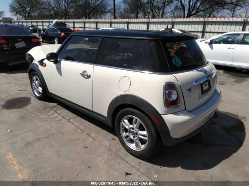 2013 MINI COOPER HARDTOP WMWSU3C58DT547881