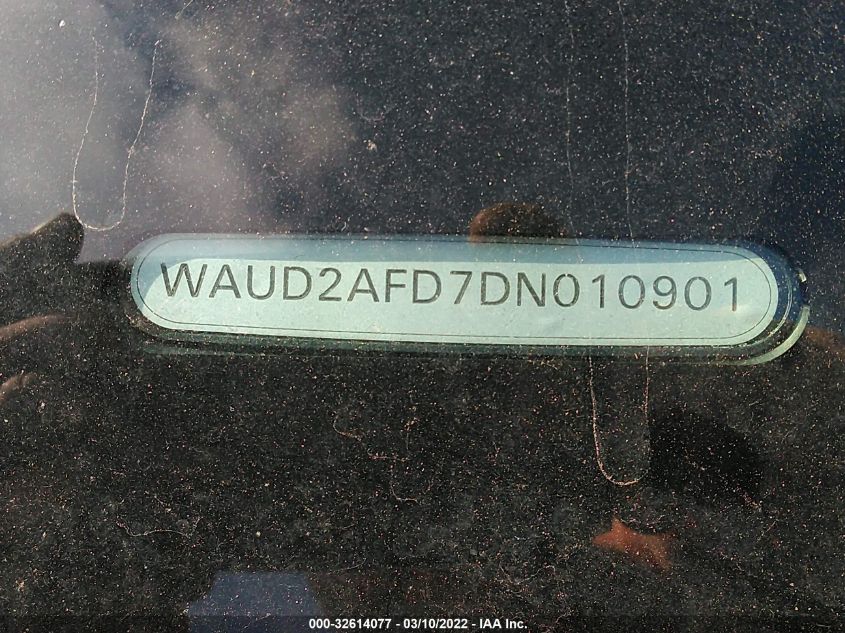 2013 AUDI S8 WAUD2AFD7DN010901