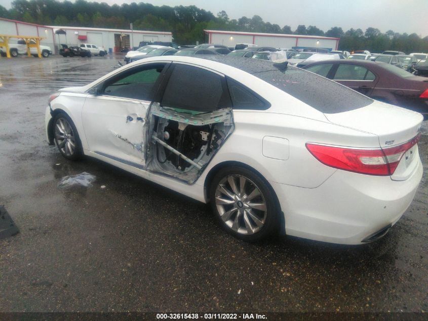 2013 HYUNDAI AZERA KMHFH4JGXDA327961