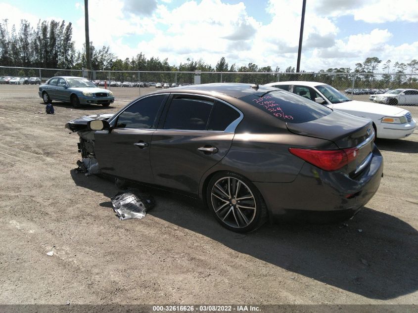 2014 INFINITI Q50 SPORT JN1BV7AP5EM691589